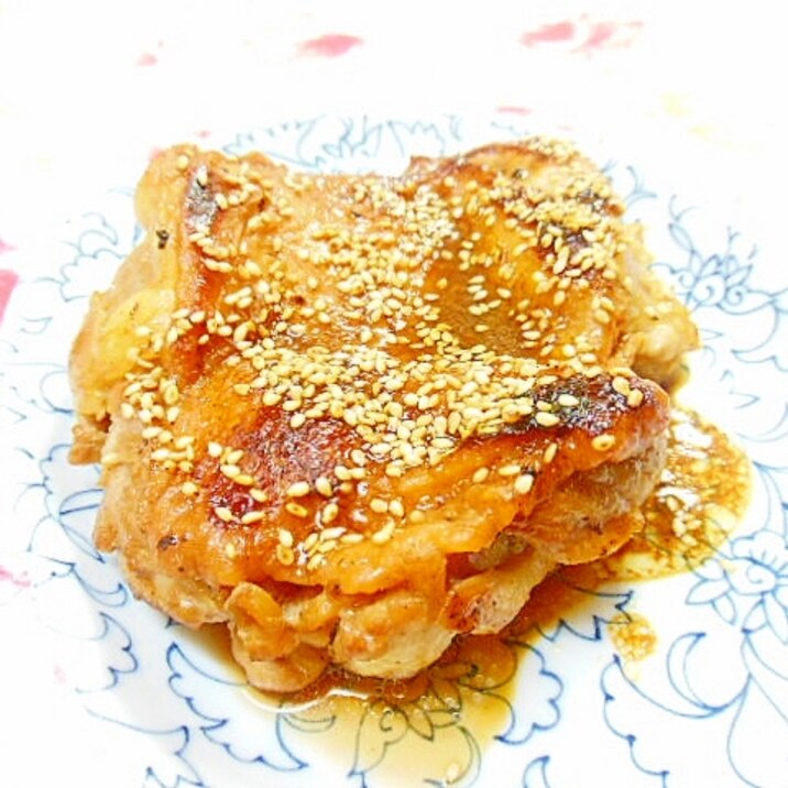 お弁当にも❤鶏もも肉のアッサリ照り焼き❤